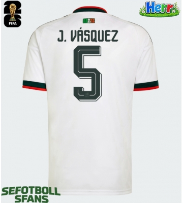 Mexiko Johan Vasquez #5 Bortatröja VM 2026 Kortärmad